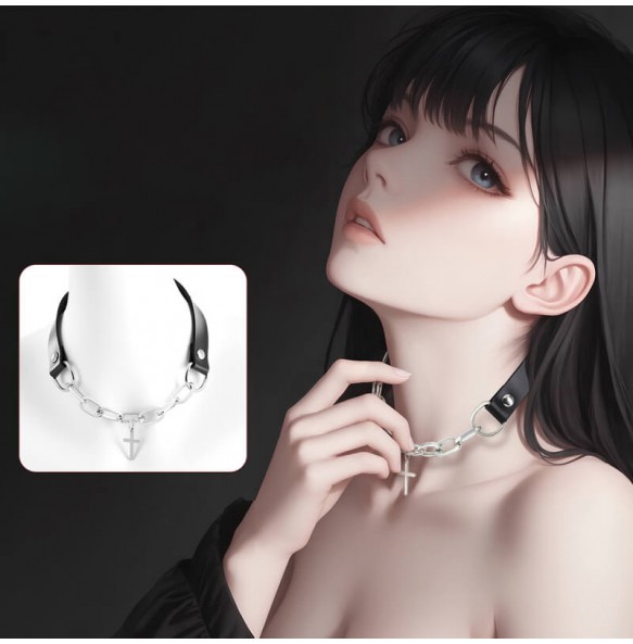 MizzZee - Pleasure Bondage Collar Restraint Set SM (Type B)